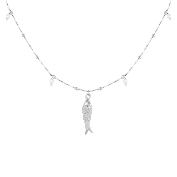 Ketting Fish And Pearls