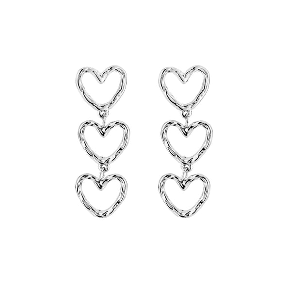 Oorbellen Dangling Hearts