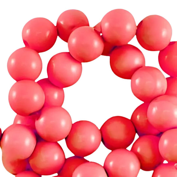 10mm Acryl Kralen Shiny Red - 15 stuks