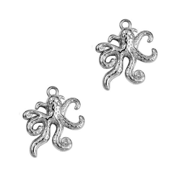 Bedel (Stainless Steel) Octopus 22.5mm Zilver - 1 stuk