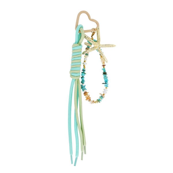 Bag Charm Starfish - Mintgroen