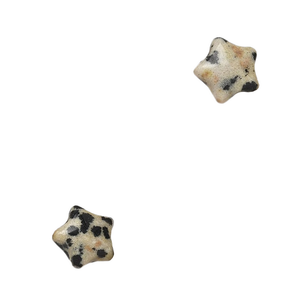 8mm Natuursteen Kraal Ster Dalmatiër Jaspis - 1 stuk