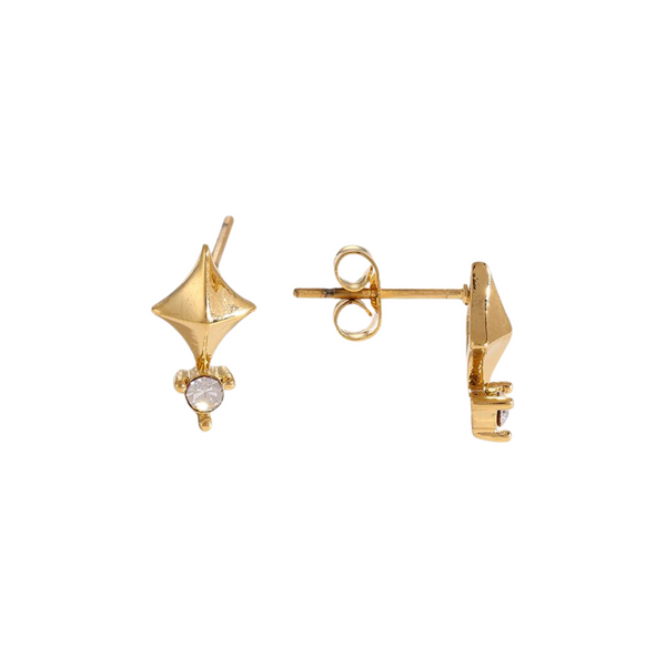 Oorbellen Stud Point Drop