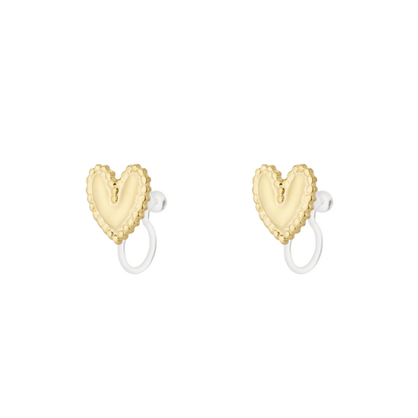 Oorbellen Clip-on Heart