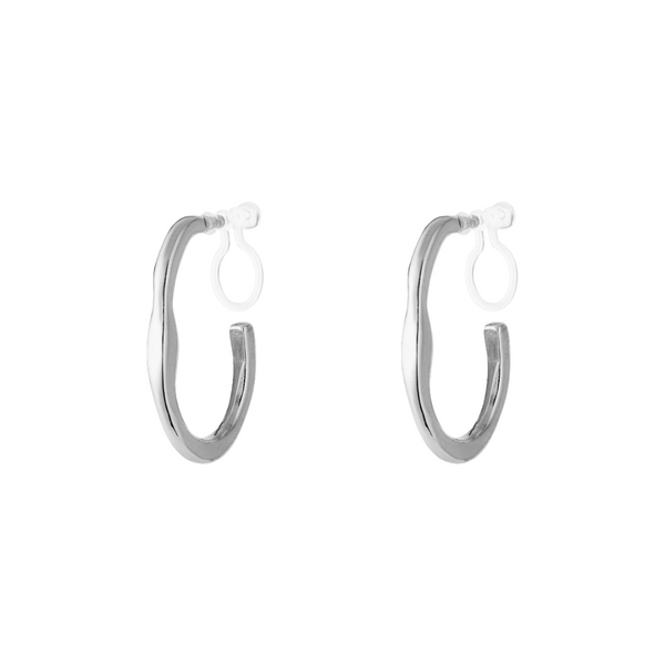 Oorbellen Clip-on Oval Hoop