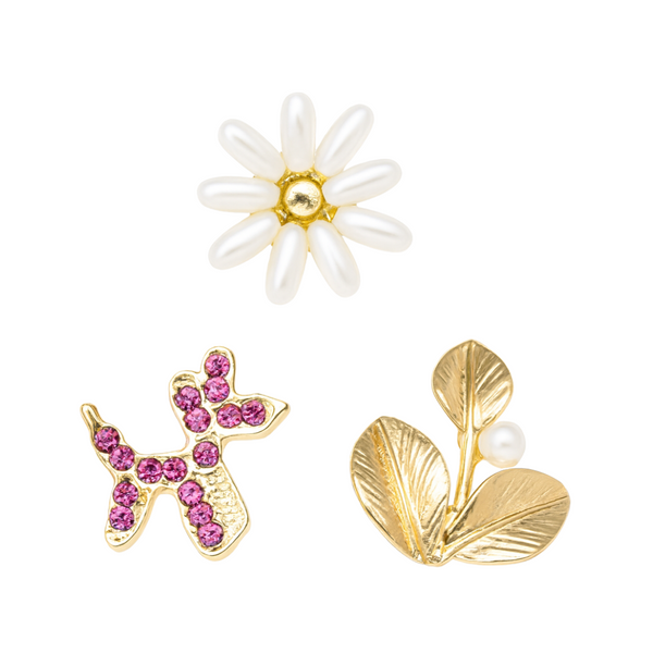 Broche Pins Playfull - Set van 3