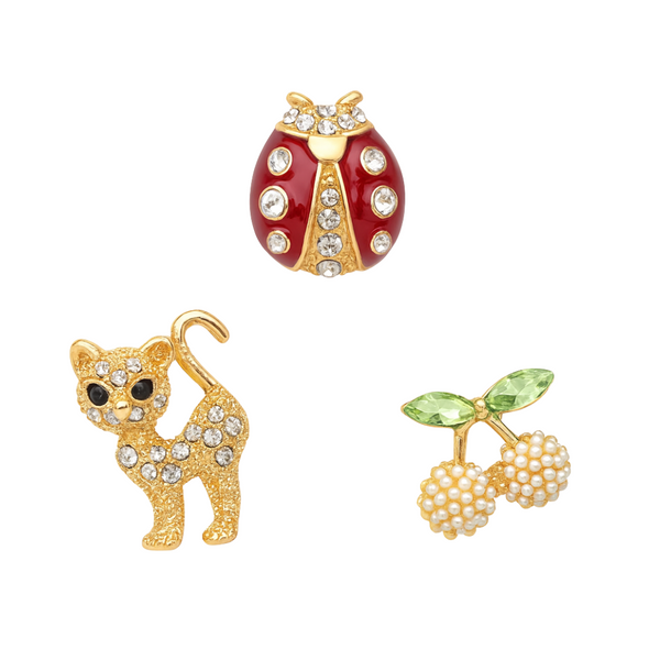 Broche Pins City Girl - Set van 3