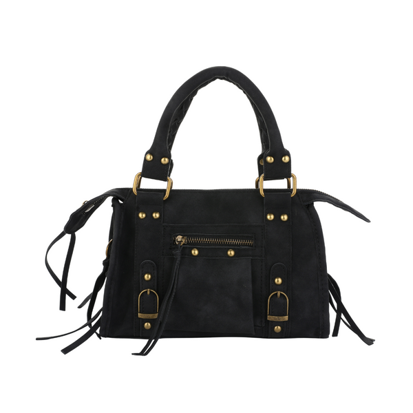 Tas Fringed Black