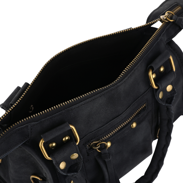 Tas Fringed Black