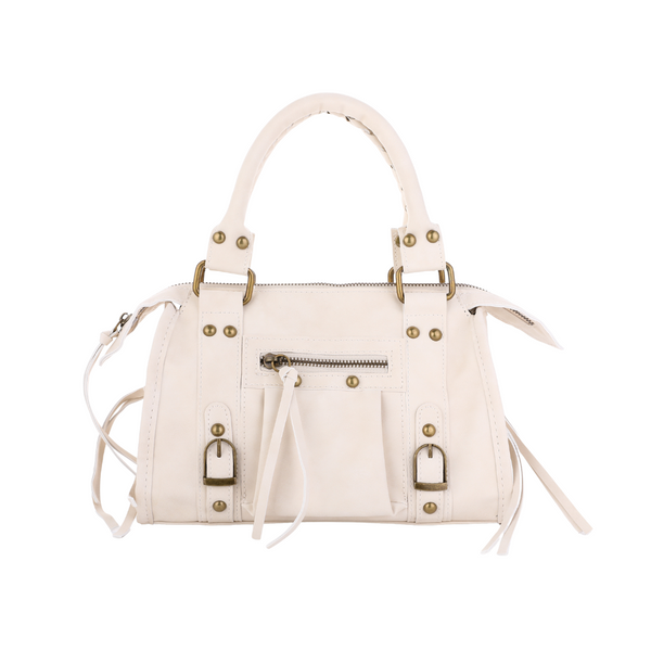 Tas Fringed Creme