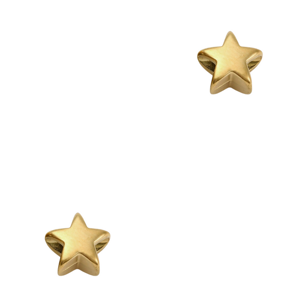 Metalen Kraal (Stainless steel) Ster 7.5x7.5mm Goud - 1 stuk