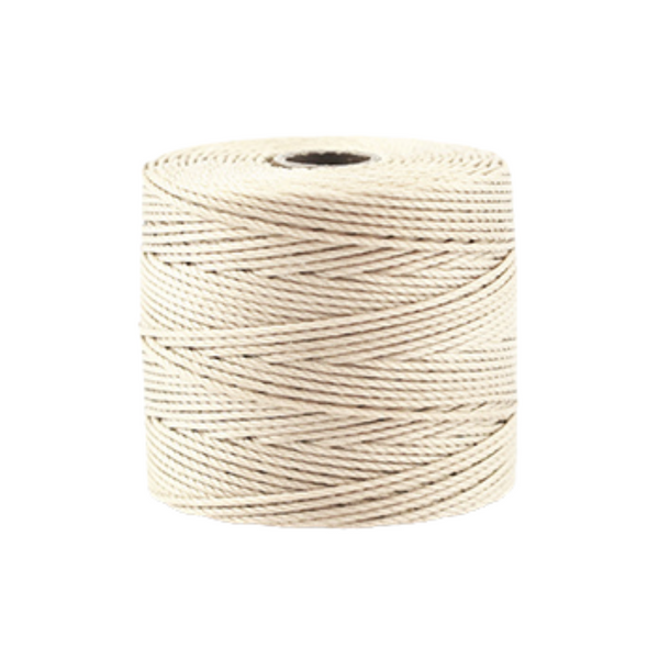 Nylon S-Lon draad 0.5mm Vanille Creme - per meter