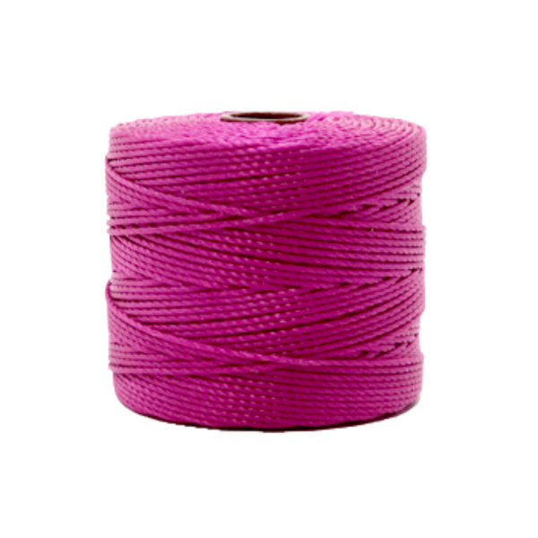 Nylon S-Lon draad 0.5mm Magenta Paars - per meter