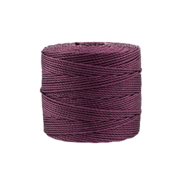 Nylon S-Lon draad 0.5mm Aubergine Paars - per meter