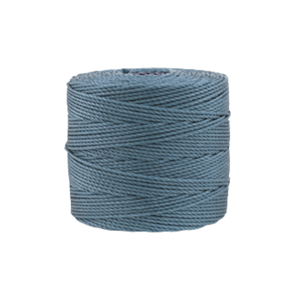 Nylon S-Lon draad 0.5mm Donker Blauw Grijs - per meter