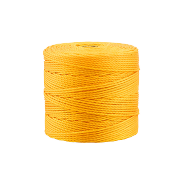 Nylon S-Lon draad 0.5mm Geel - per meter