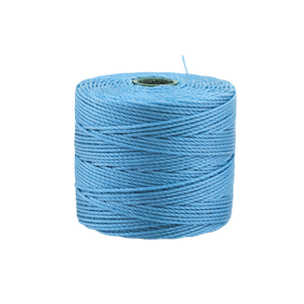 Nylon S-Lon draad 0.5mm Oceaan Blauw - per meter