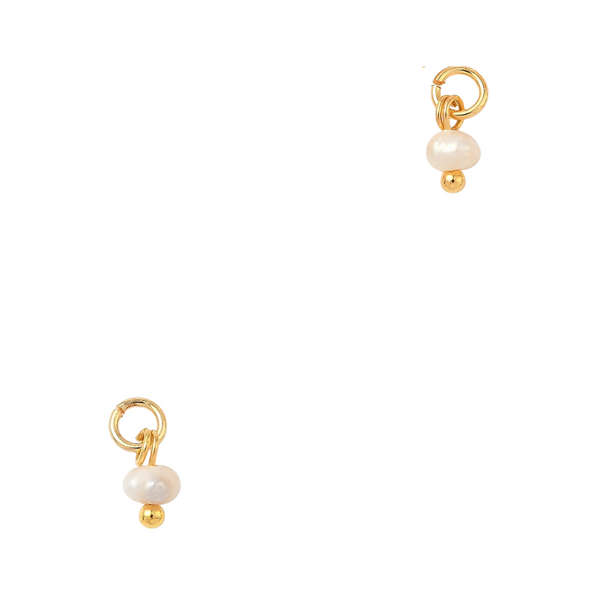 Bedel Zoetwaterparel Met Buigring 7x4mm Goud - 1 stuk