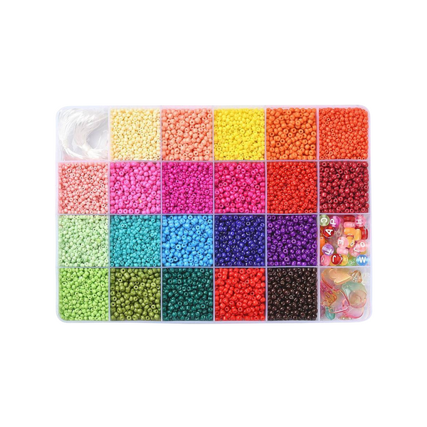 Kralen Voordeel Set 2mm & 3mm rocailles - 21 kleuren