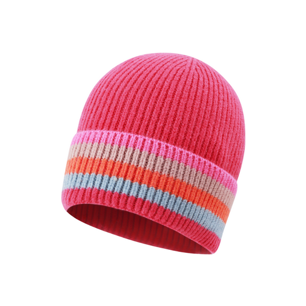 Muts Streepjes Fuchsia Roze