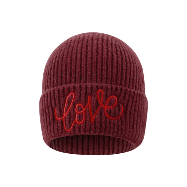 Muts Love Burgundy Rood