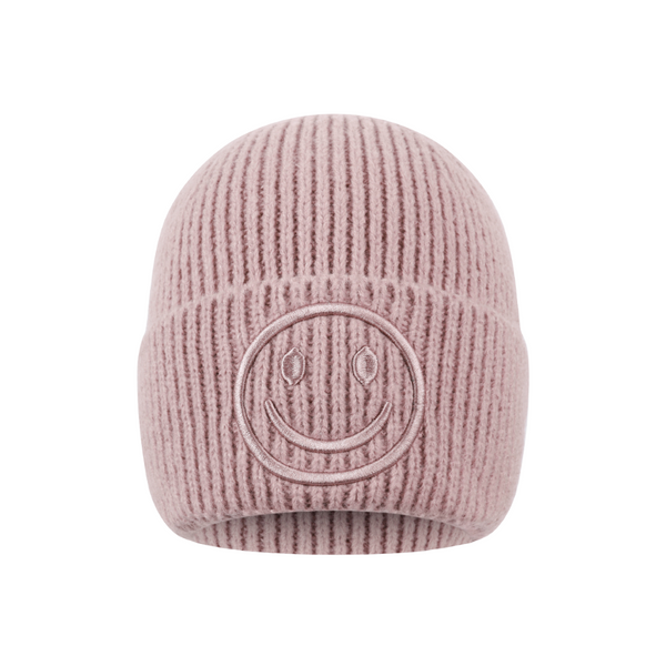 Muts Smiley Vintage Roze