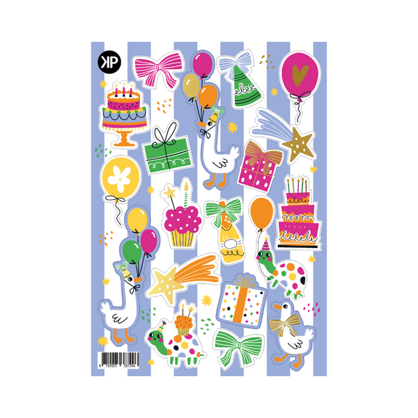 Stickervel Party Time - 19 stickers