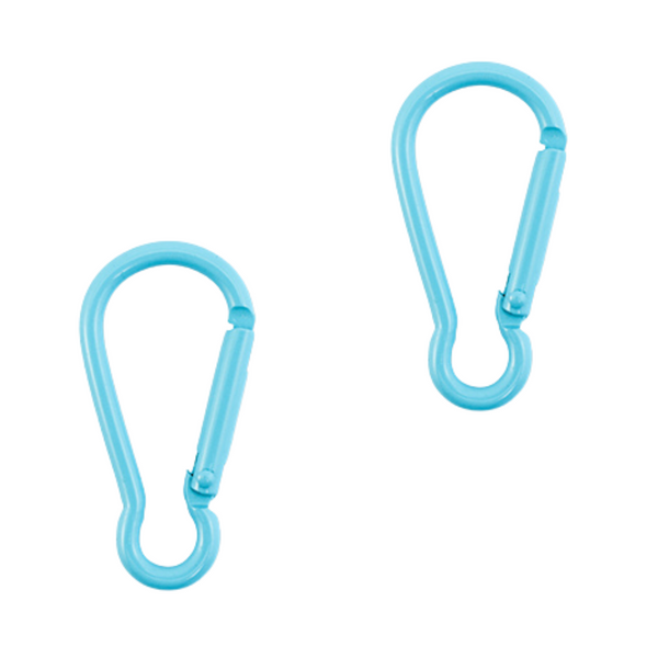 Sleutelhanger Karabijn haak 47mm Licht Blauw - 1 Stuk