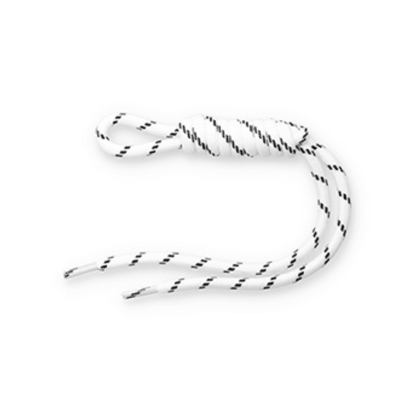 Hanger Paracord Wit Zwart 26cm - 1 Stuk