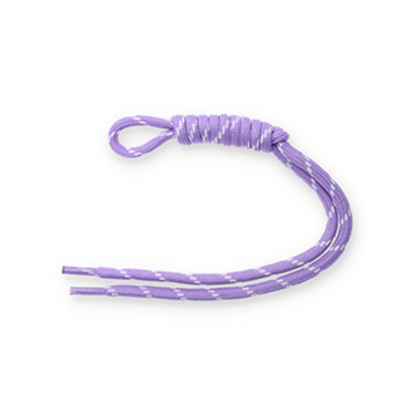 Hanger Paracord Paars Wit 26cm - 1 Stuk