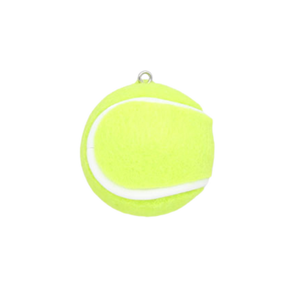 Statement Hanger Tennisbal 3.5cm Geel - 1 Stuk
