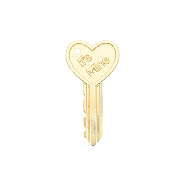 Statement Hanger Sleutel 5.6cm Goud - 1 Stuk