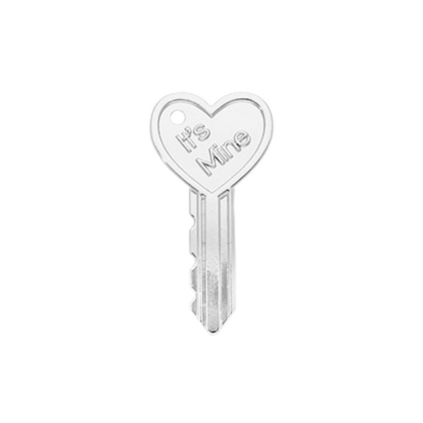 Statement Hanger Sleutel 5.6cm Zilver - 1 Stuk