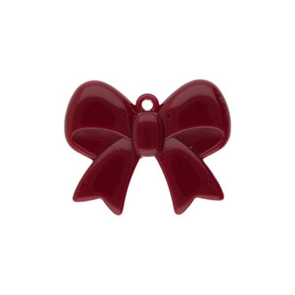 Statement Hanger Strik 5.5cm Burgundy Rood - 1 Stuk