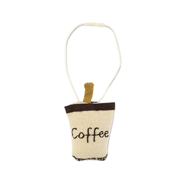 Statement Hanger Coffee 7cm Bruin - 1 Stuk