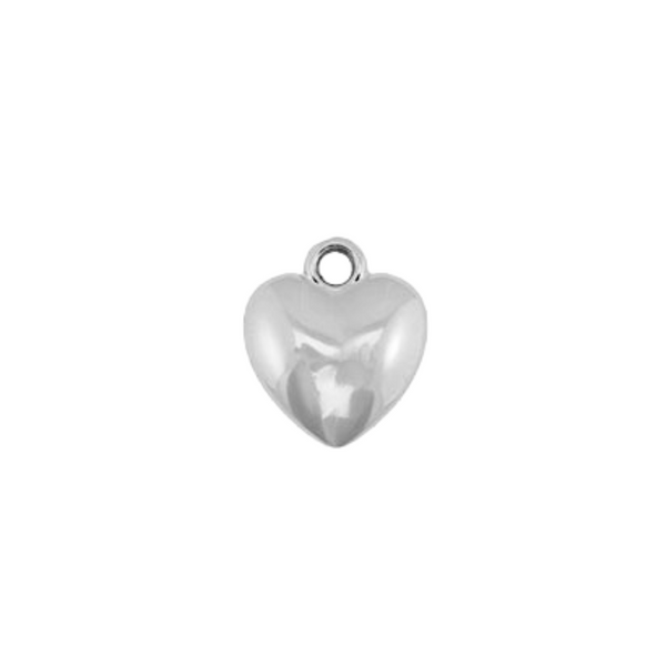 Statement Hanger Hart 2cm Zilver - 1 Stuk