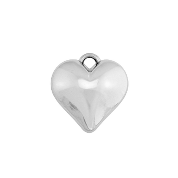 Statement Hanger Hart 3.1cm Zilver - 1 Stuk