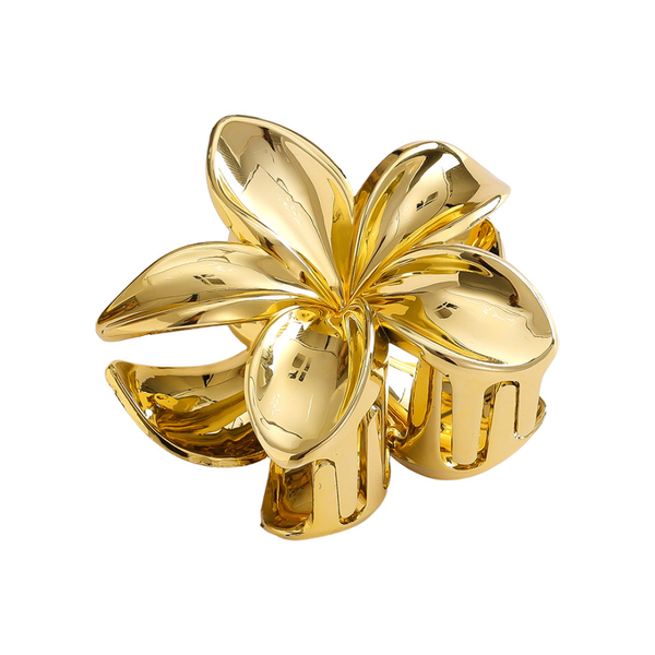 Haarclip Bloem Goud