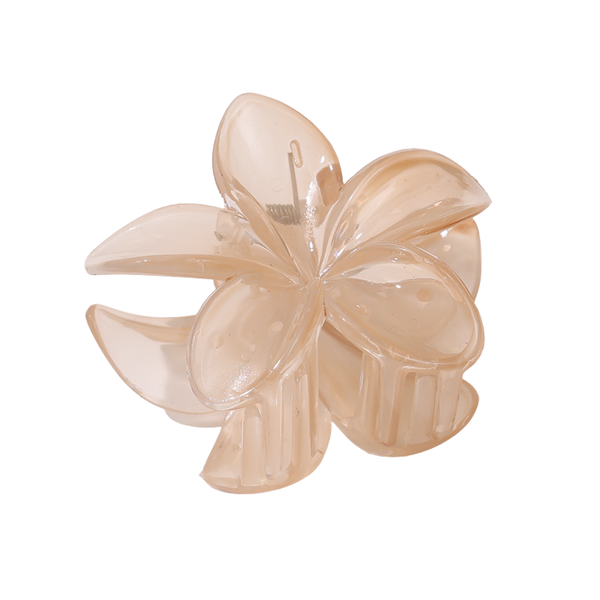 Haarclip Bloem Zalm