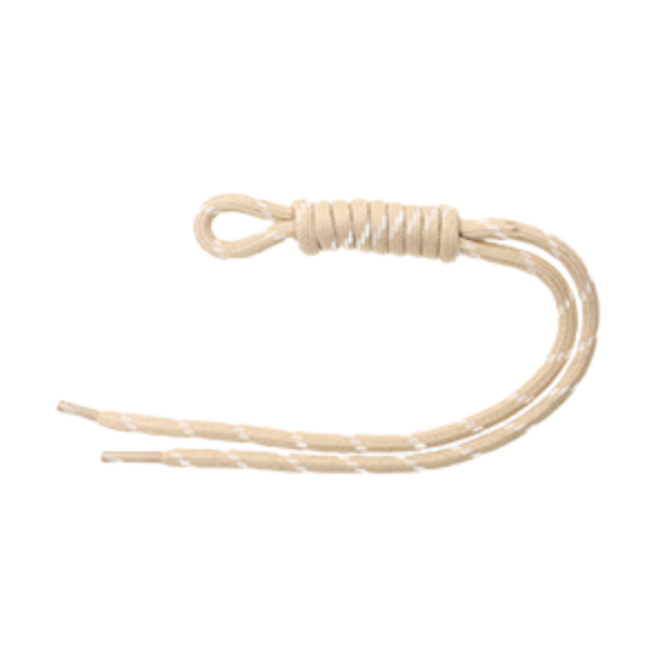 Hanger Paracord Beige Wit 26cm - 1 Stuk