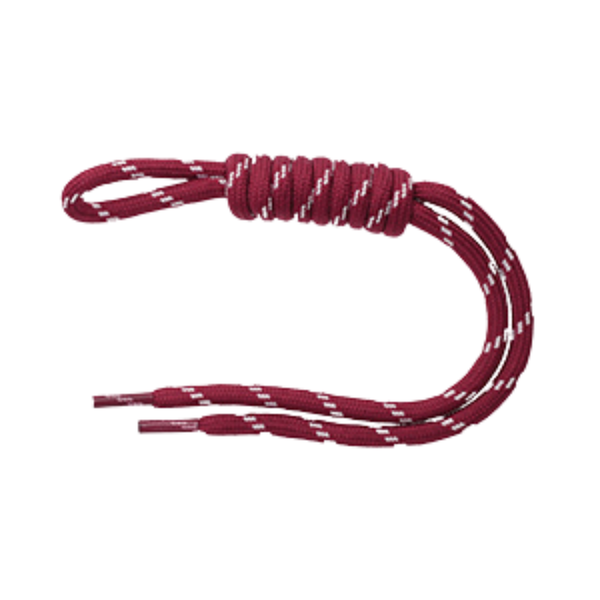 Hanger Paracord Burgundy Rood Wit 26cm - 1 Stuk