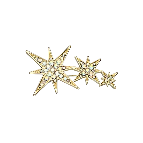 Broche Sparkle Sterren - 1 Stuk