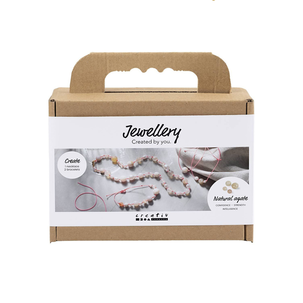 DIY Box - Sieraden Maken Roze Agaat