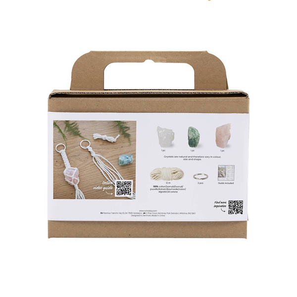 DIY Box - Macrame Sleutelhanger Met Kristallen