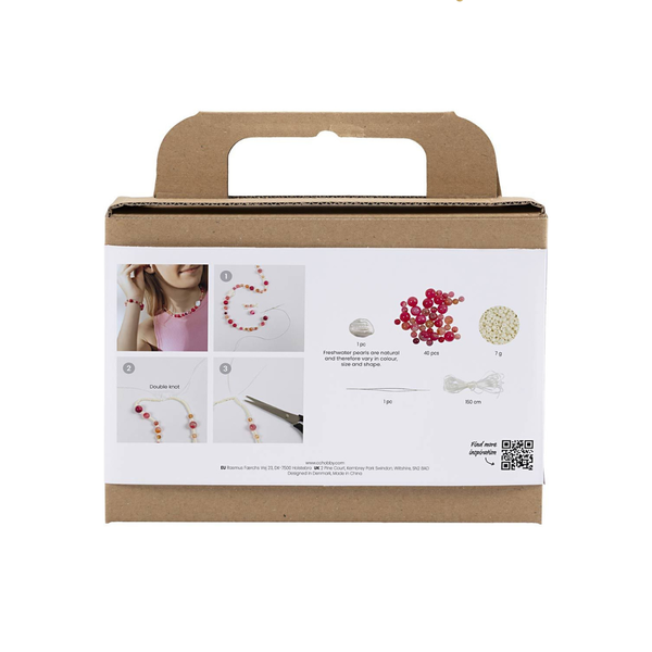 DIY Box - Sieraden Maken Donker Roze Agaat