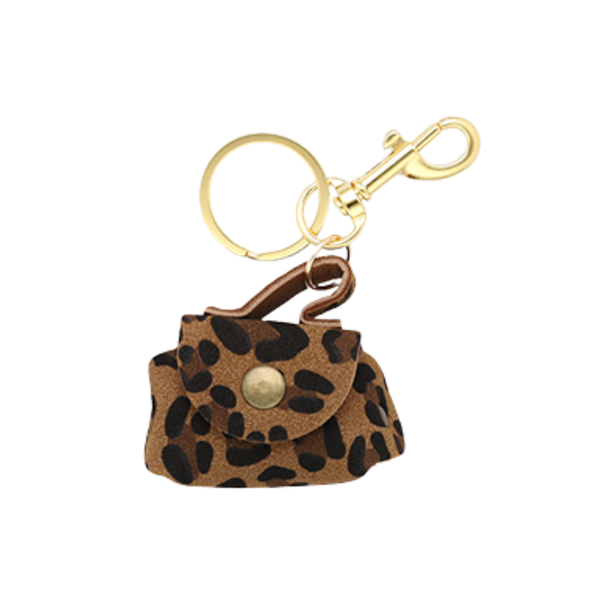 Statement Hanger Handtas 11cm Luipaard Bruin - 1 Stuk