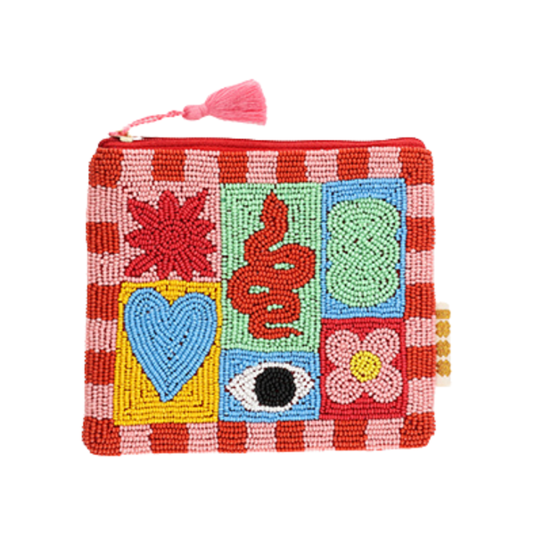 Make-up Tasje Kralen Slang Oog