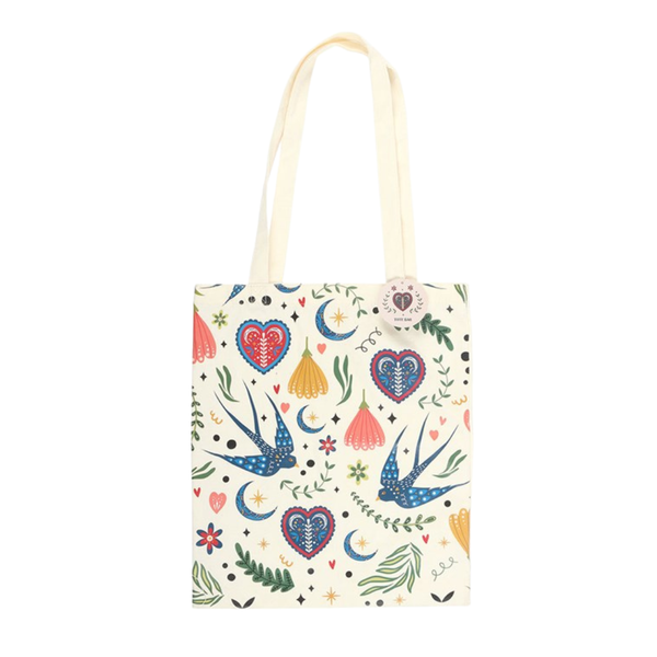 Canvas Tas Folk Print