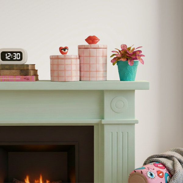 Opberg Potje Rode Lipjes