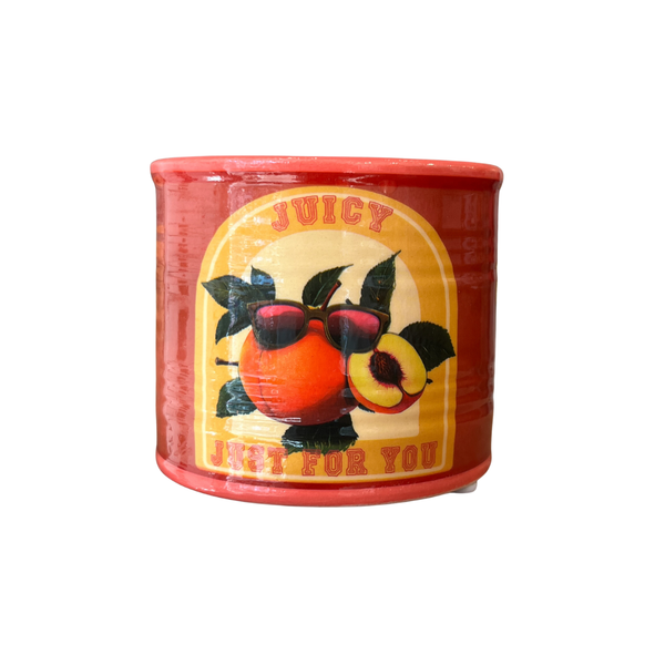 Potje Keramiek Oranje Perzik